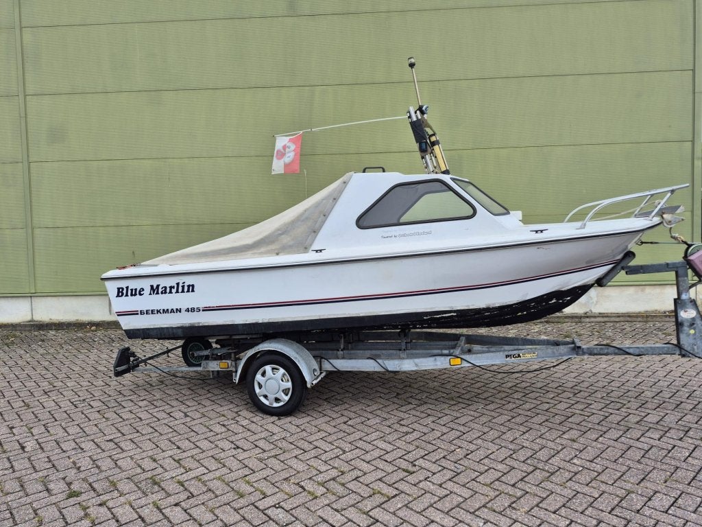 Beekman 485 Incl Pega trailer, 5 m, Gebruikt, Beekman, Polyester