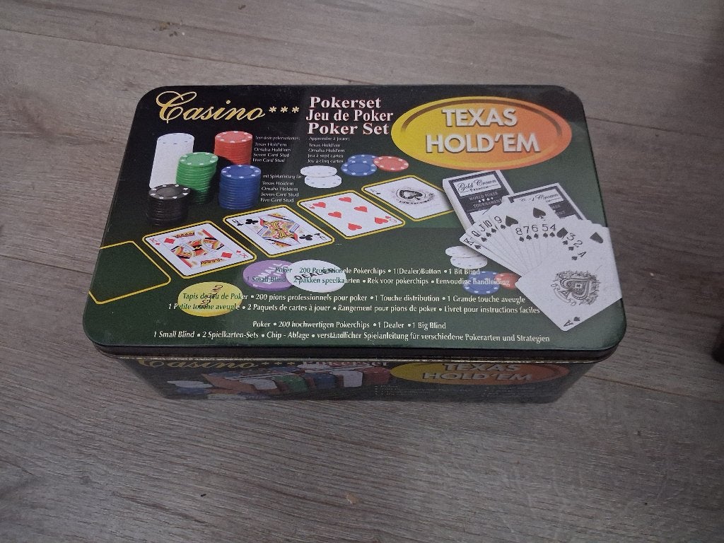 Casino pokerset, Ophalen, Nieuw