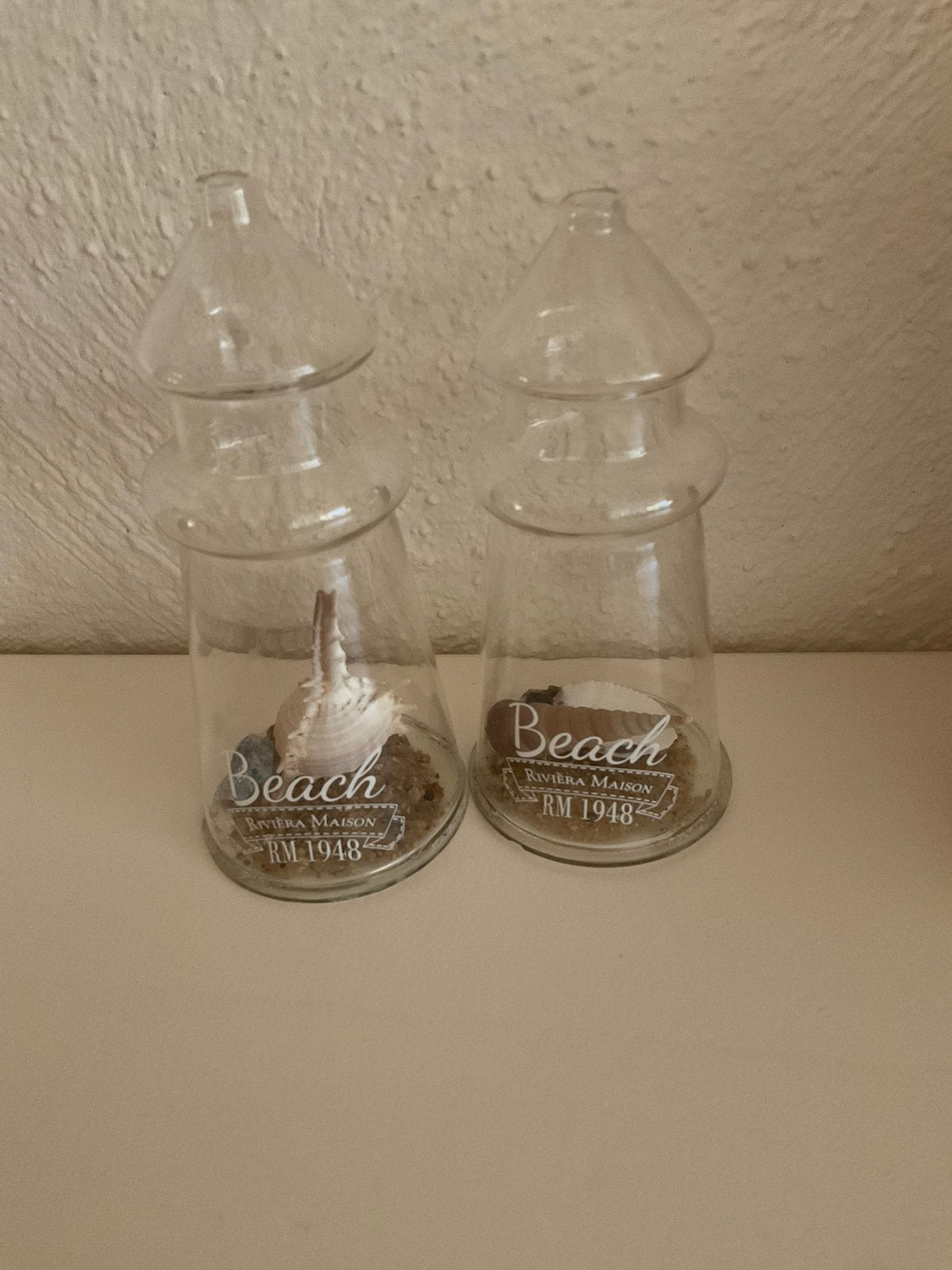 Riviera maison beach glaasjes decoratie, Huis en Inrichting, Ophalen of Verzenden, Zo goed als nieuw