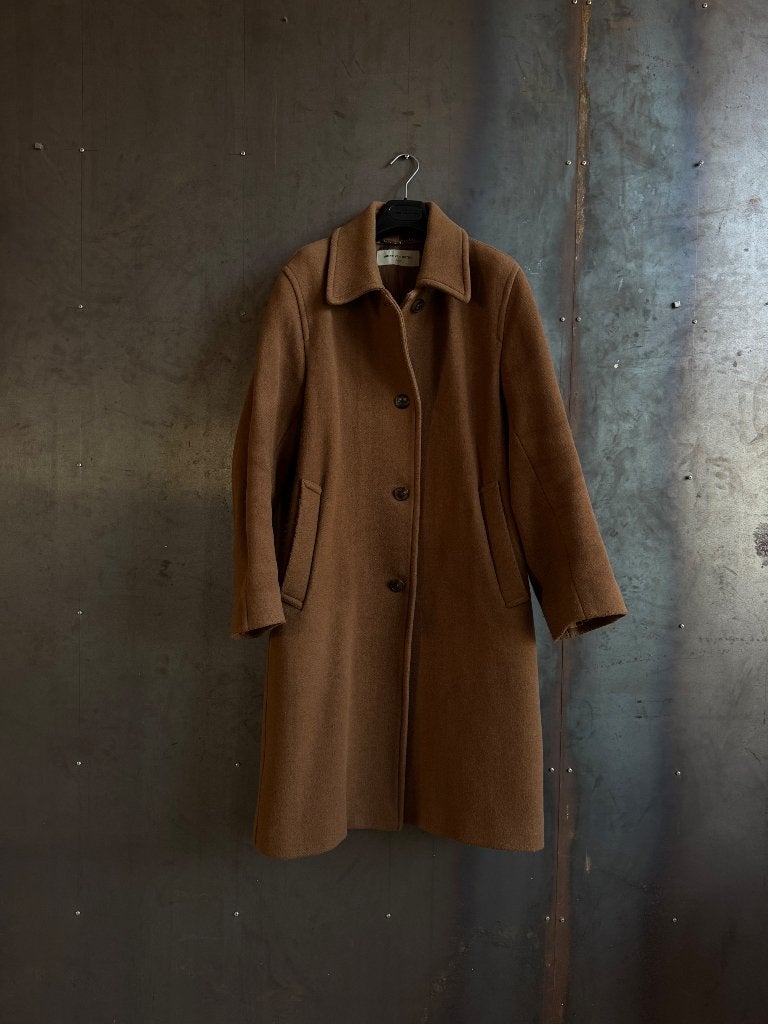 Dries van Noten winterjas, Bruin, Maat 36 (S), Gedragen, Dries van noten