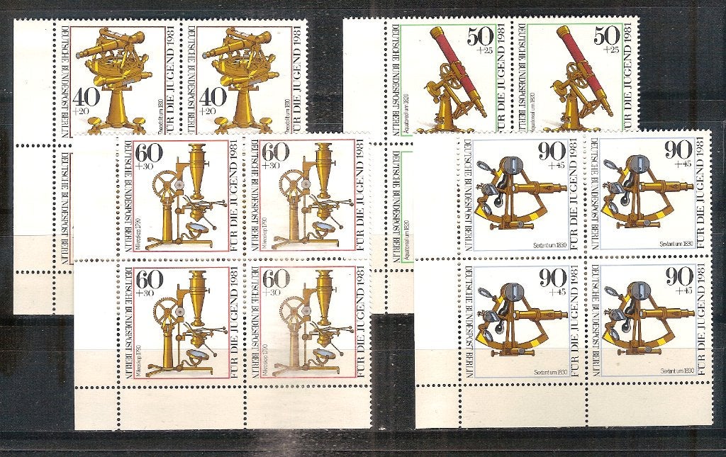 Berlin 641-644 postfris blok van 4, Postzegels en Munten, Ophalen of Verzenden, BRD, Postfris