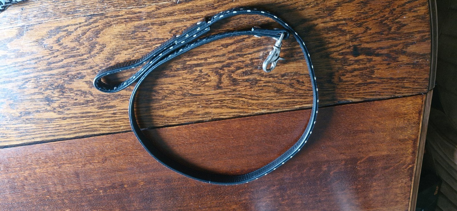 Hondenriem zwart 1.25 m, Ophalen, Nieuw
