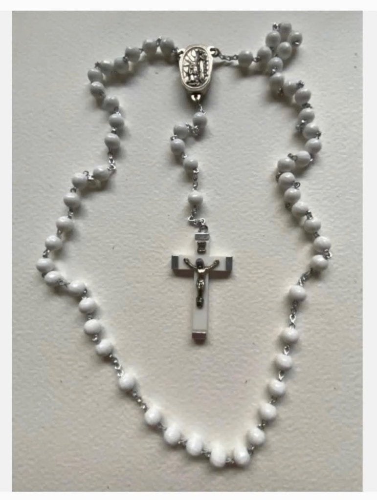 Vintage rozenkrans uit Lourdes, Antiek en Kunst, Ophalen of Verzenden