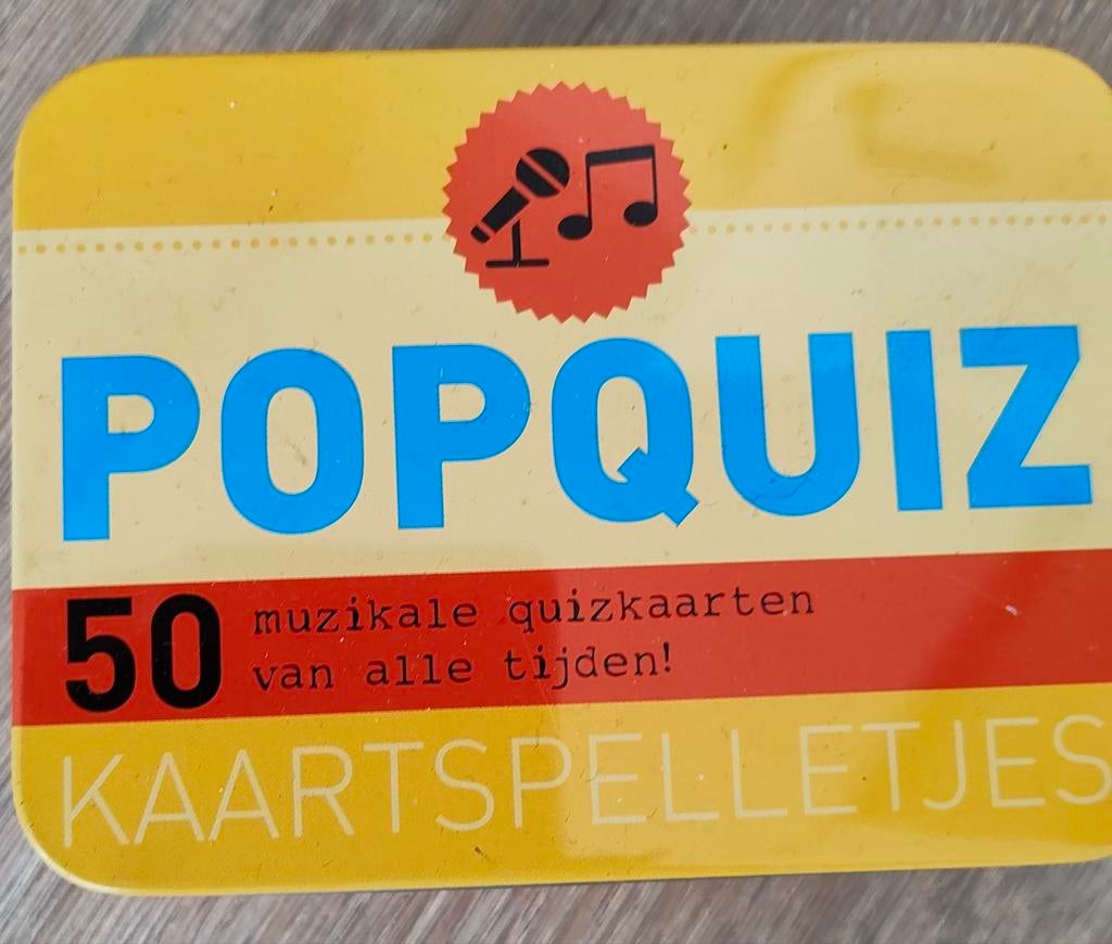 Popquiz kaartspelletjes, Ophalen of Verzenden