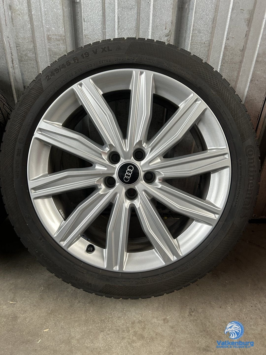 6-7mm! Originele Audi A6 C8 4K S-Line 19 inch velgen 5x112 w, Auto-onderdelen, 19 inch, -, -, Banden en Velgen