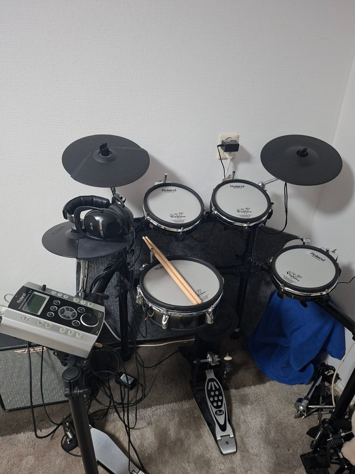 Roland TD-9 KX Mesh Head als nieuw Upgrated FD-9 en KD-10, Ophalen, Zo goed als nieuw, Roland