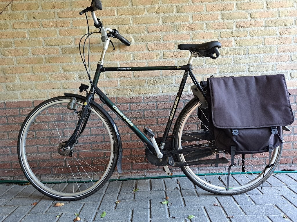 Gazelle fiets met 7 versnellingen en fietstassen, Ophalen, Minder dan 10 versnellingen, Gebruikt, 57 tot 61 cm