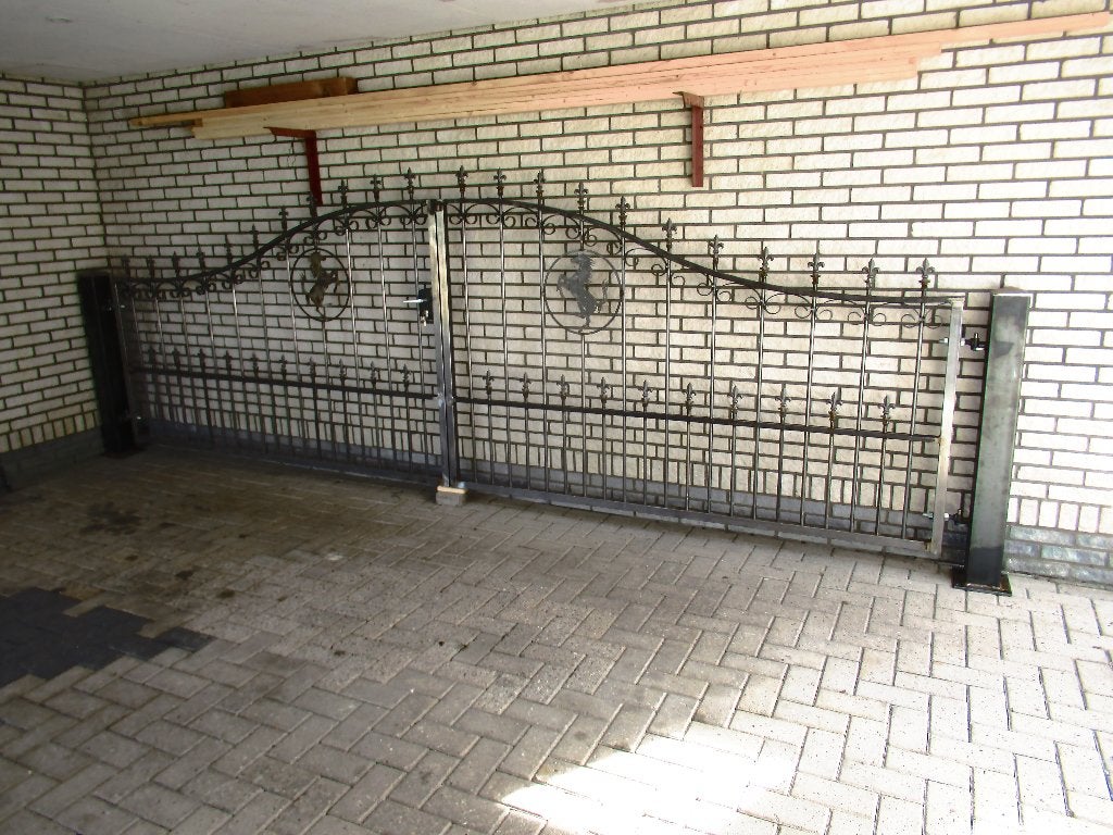 sierhekwerk 20 m sier/inrijpoort 5 m, Tuin en Terras, Ophalen, Met poort, Gebruikt, Tuinhek