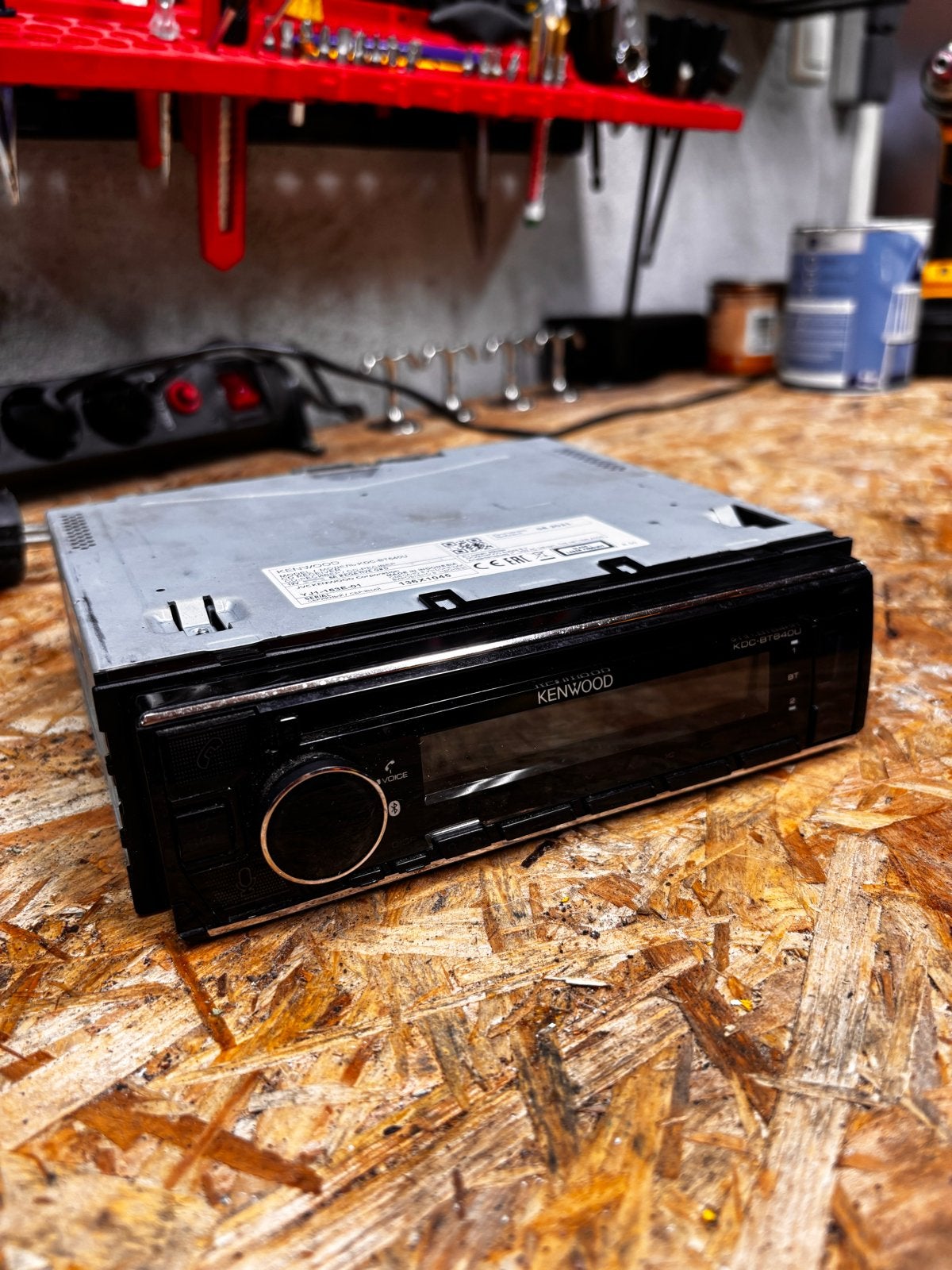 Kenwood KDC-BT640U autoradio in goede staat, Auto diversen, Ophalen of Verzenden, Gebruikt