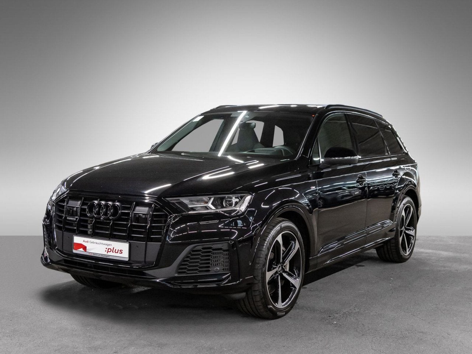 Audi Q7 55 Tfsi e 381pk Quattro Tiptronic 2022 Zwart, Auto's, Audi, Automaat, Euro 6, 2500 kg, 2500 kg