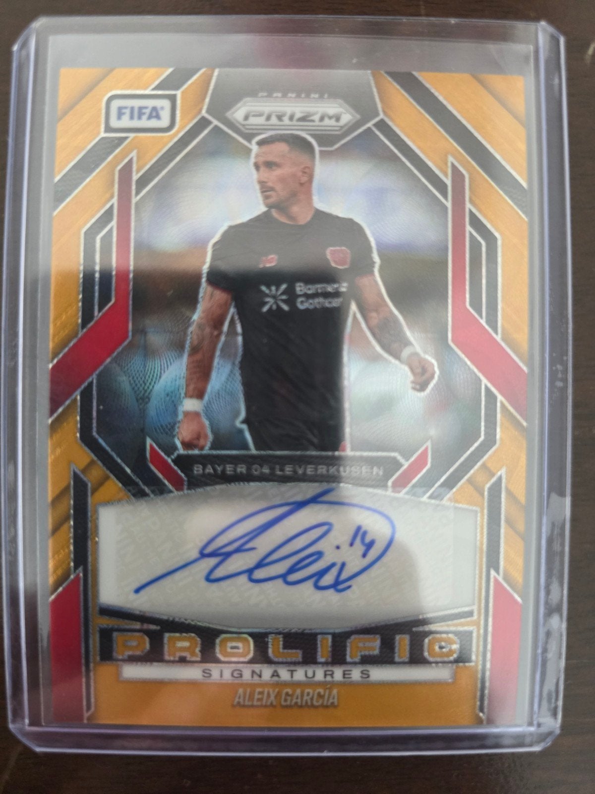 Aleix García gesigneerde kaart Panini Prizm 2025-26 4/10, Verzamelen, Ophalen of Verzenden, Nieuw, Spelerskaart