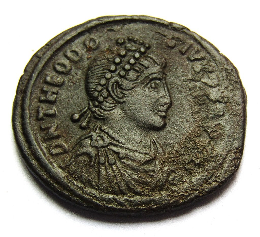 **  Nette Munt keizer Theodosius I. -  392 en 395 n.Chr. **, Verzenden, Overige landen, Losse munt