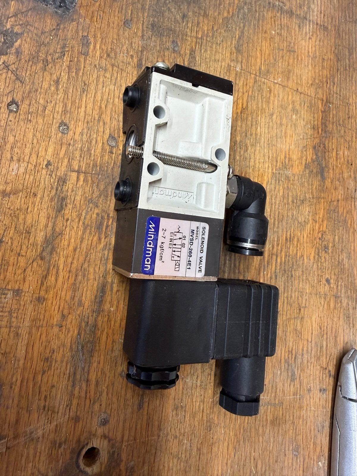 Mindman MVSD-260-4E1 24V DC magneetklep solenoid valve, Ophalen of Verzenden