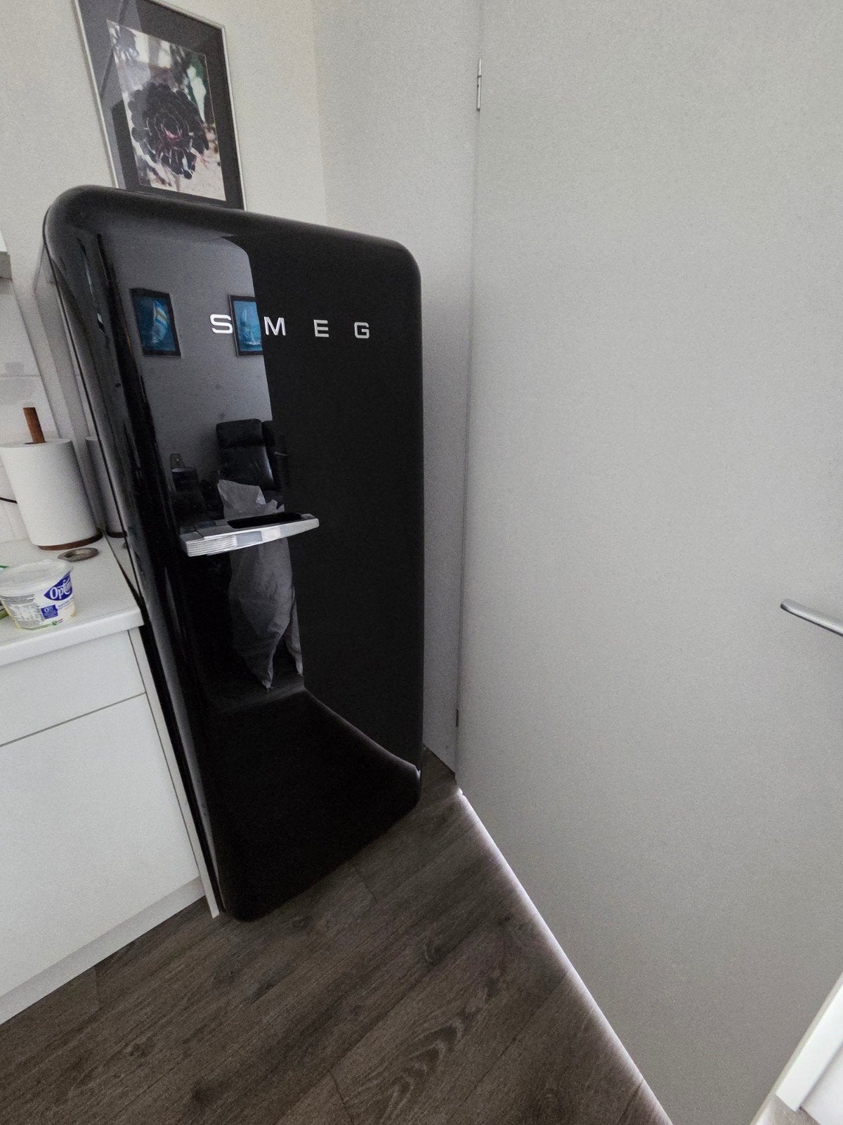 SMEG Koelvriezer, Ophalen, 200 liter of meer, 160 cm of meer, Zo goed als nieuw
