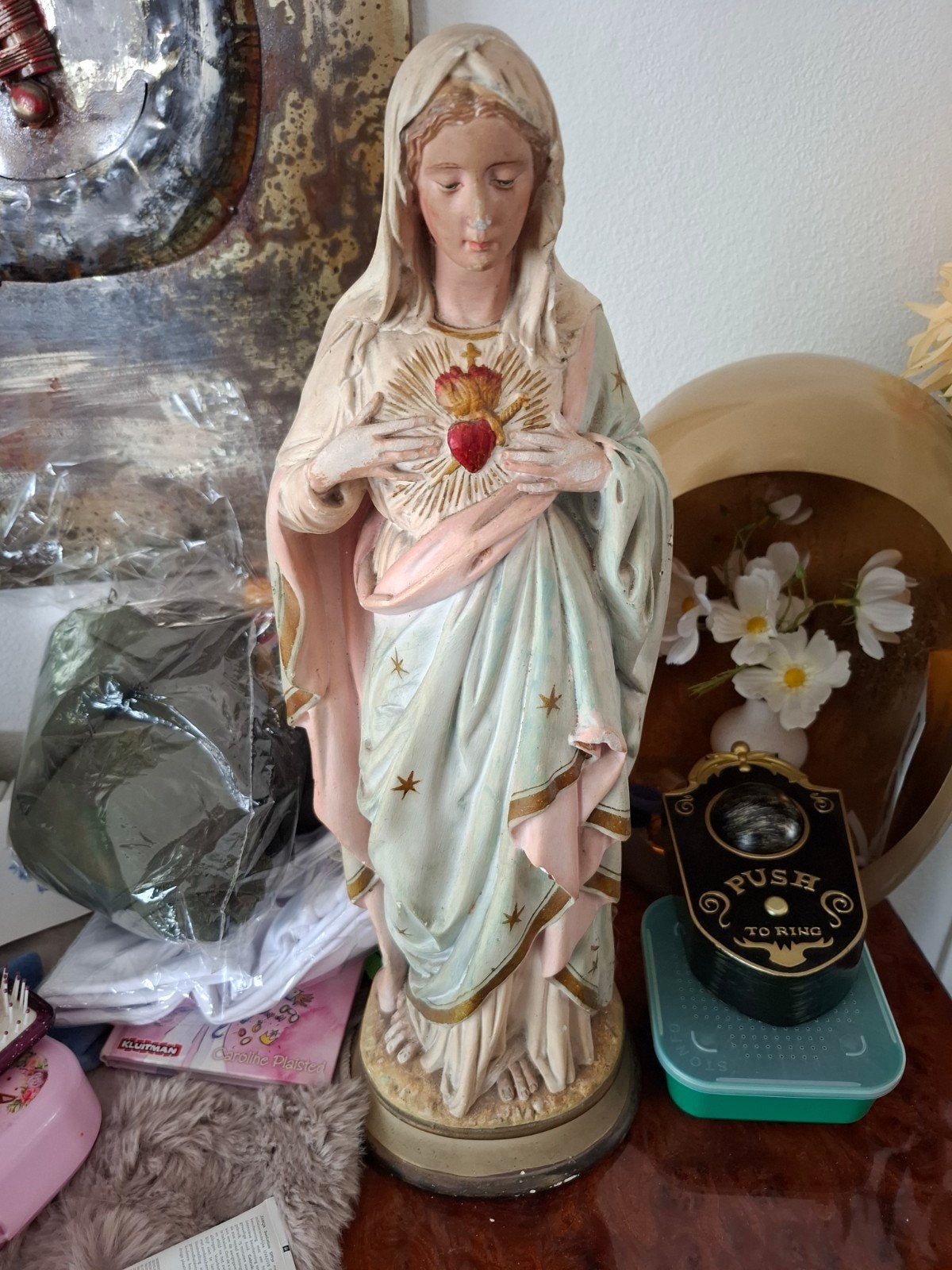Heilig hart van maria, Ophalen