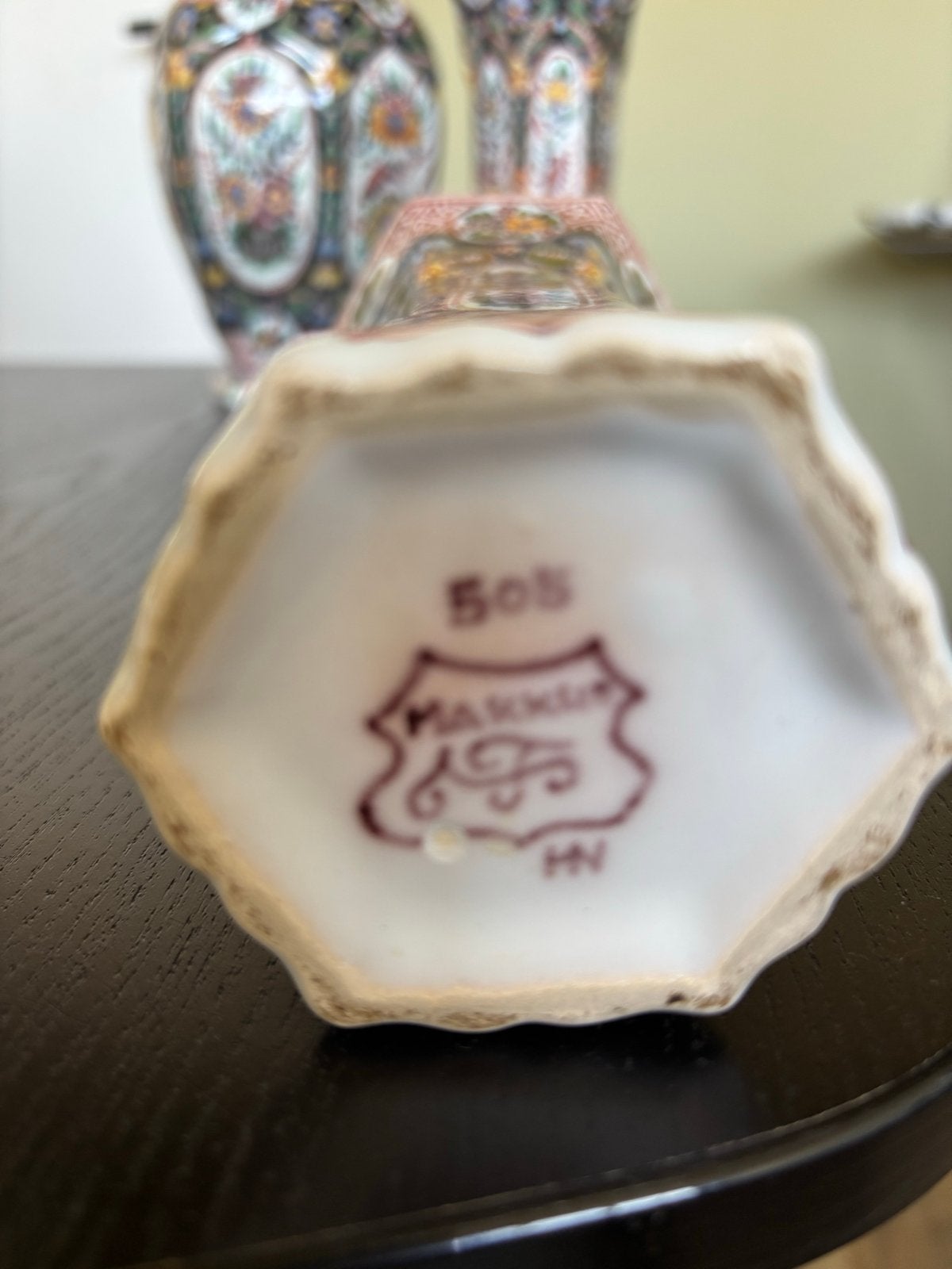 Vintage Makkum Tichelaar vaas en pot set, Ophalen