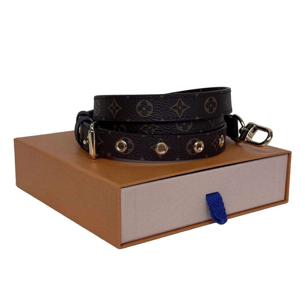 Louis Vuitton bandouliere strap schouderband J14102 mono lv, Ophalen of Verzenden, Zo goed als nieuw