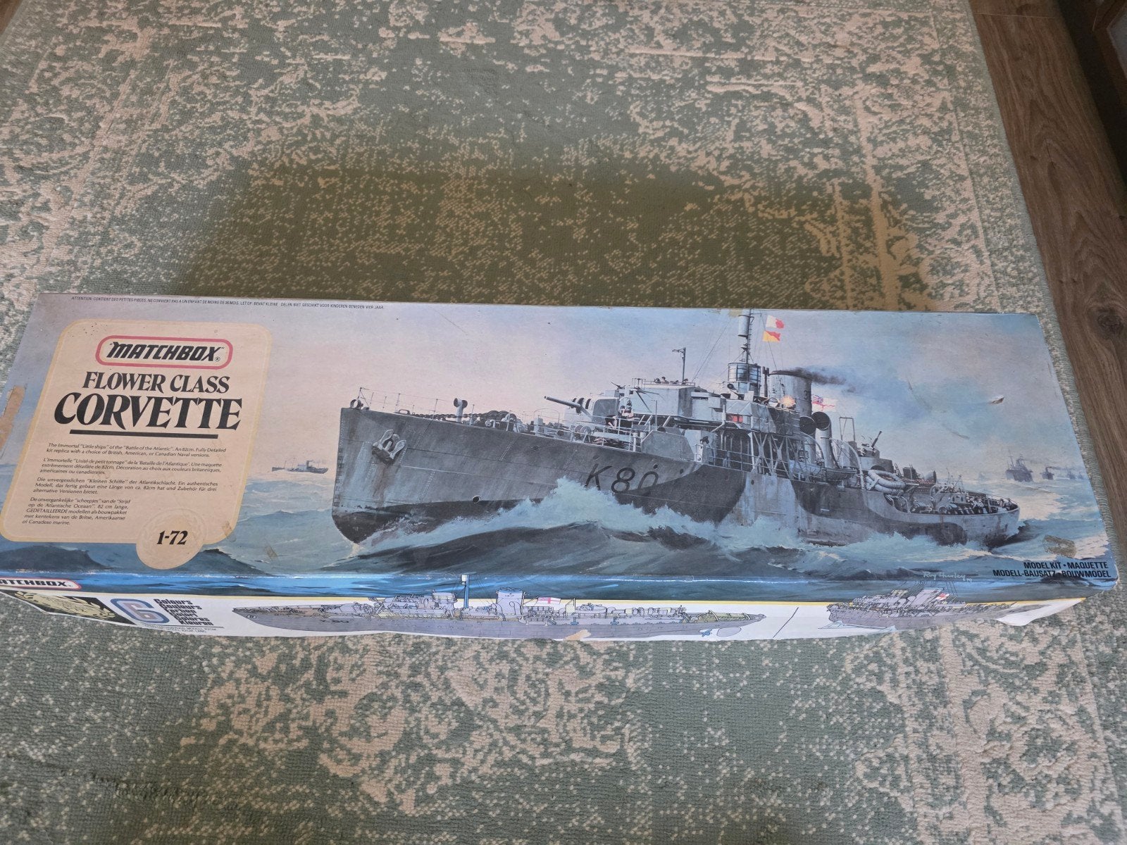 Flower Class Corvette 1/72, Ophalen, Zo goed als nieuw, 1:50 tot 1:200, Overige merken