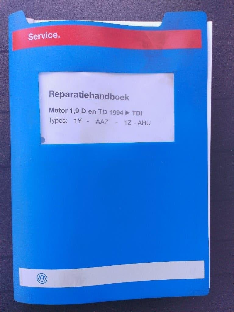 Seat  Vw dealer werkplaatsboek 1.9 TD +TDi motor AAZ 1Z  AHU, Ophalen of Verzenden, Gelezen, Volkswagen