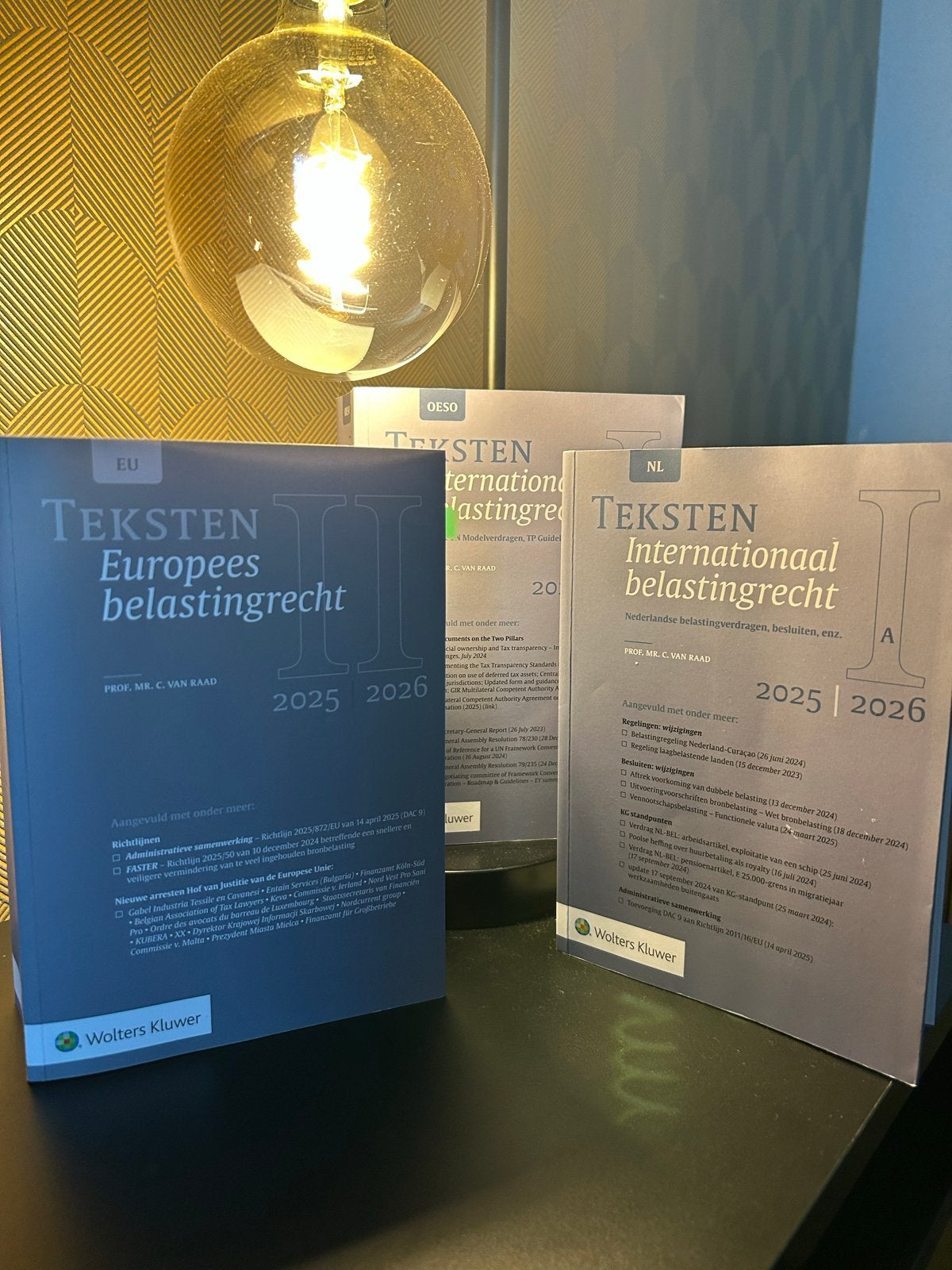 Teksten Europees & Internationaal belastingrecht 2025/2026, Ophalen of Verzenden, Gamma, Zo goed als nieuw, WO