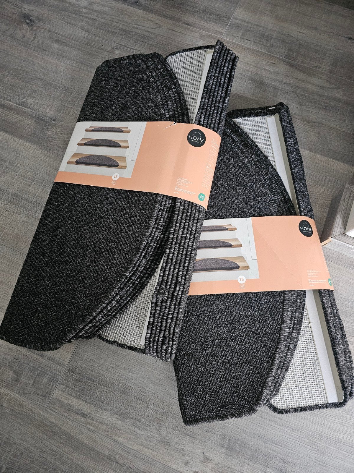 2 pakken nieuwe trapmatten – 30 stuks totaal – Bieden, Huis en Inrichting, Stoffering | Tapijten en Kleden, Minder dan 50 cm, 50 tot 100 cm