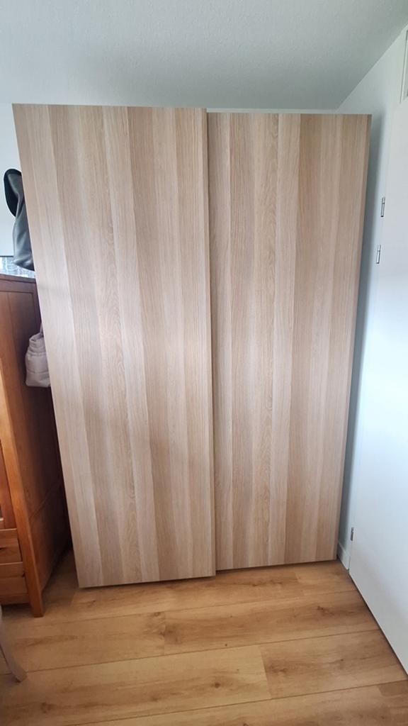 Ikea pax Hasvik schuifdeuren 150cm x 236cm, Ophalen, Zo goed als nieuw, 25 tot 50 cm, 200 cm of meer