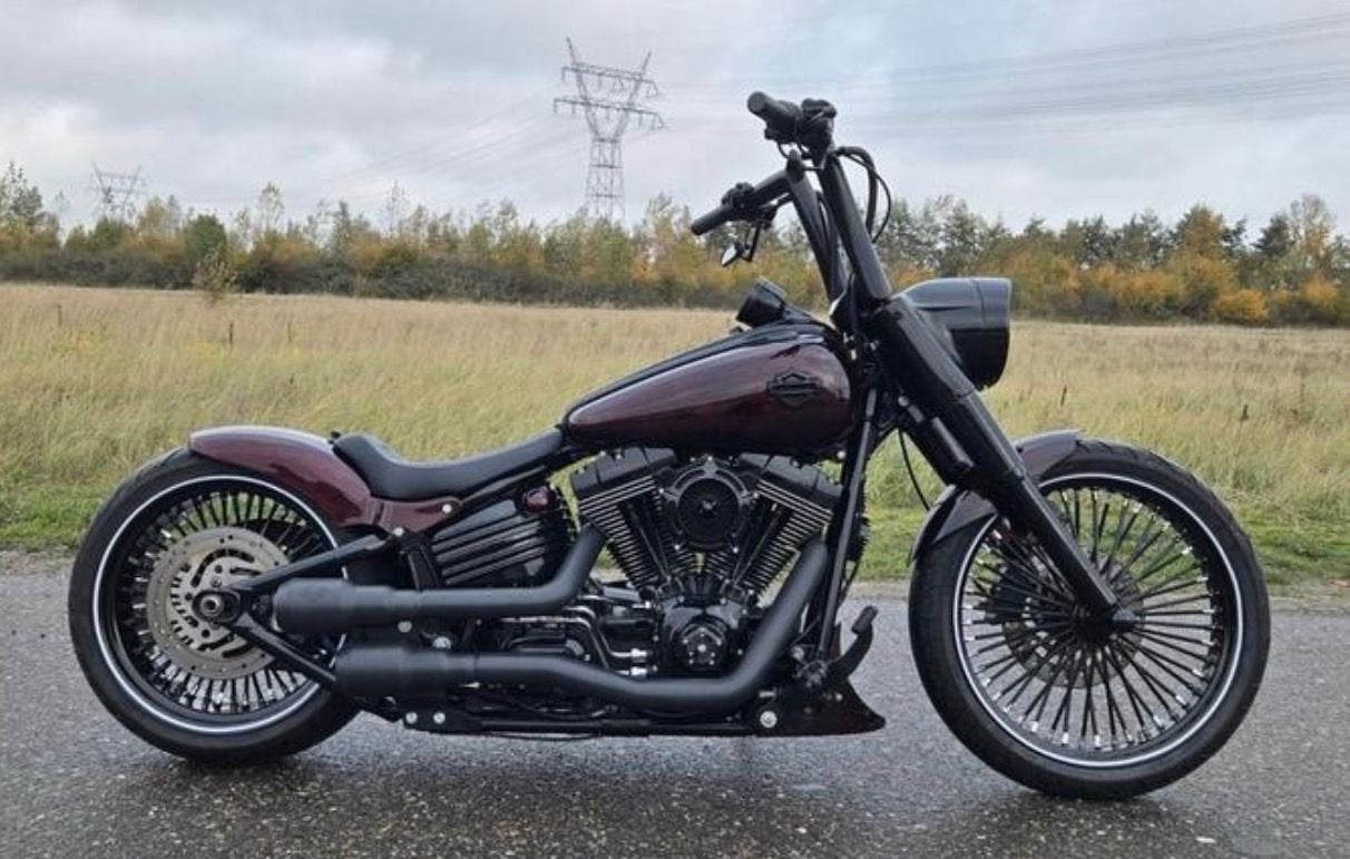 Harley Davidson Rocker Custom - Airride & Big Spoke, 2 cilinders, Chopper, Gebruikt, Particulier