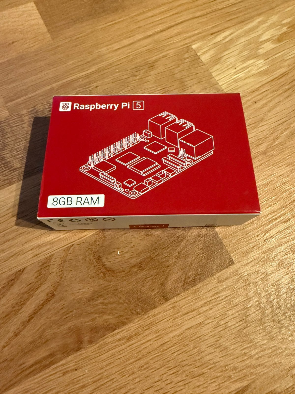 Raspberry Pi 5 - 8GB RAM - Nieuw, Computers en Software, Moederborden, Verzenden, Zo goed als nieuw, Overige typen, DDR4
