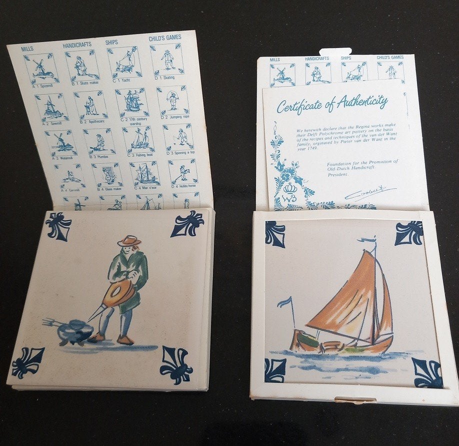 tegeltjes KLM Sphinx,societe, Overige typen, Ophalen of Verzenden, Zo goed als nieuw, Overige stijlen