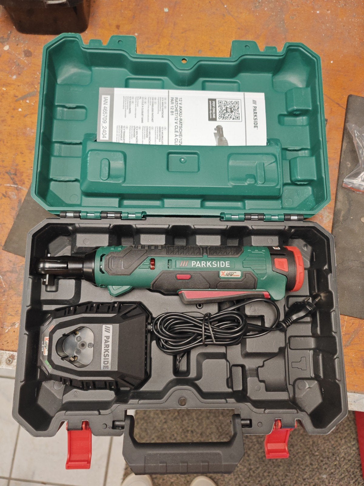 Parkside 12v ratel, Nieuw, Ophalen of Verzenden, Minder dan 600 watt, 30 tot 70 mm