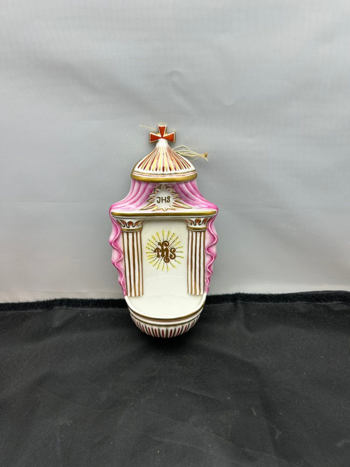Herend Hungary porseleinen wijwatervat | Handpainted, Ophalen of Verzenden