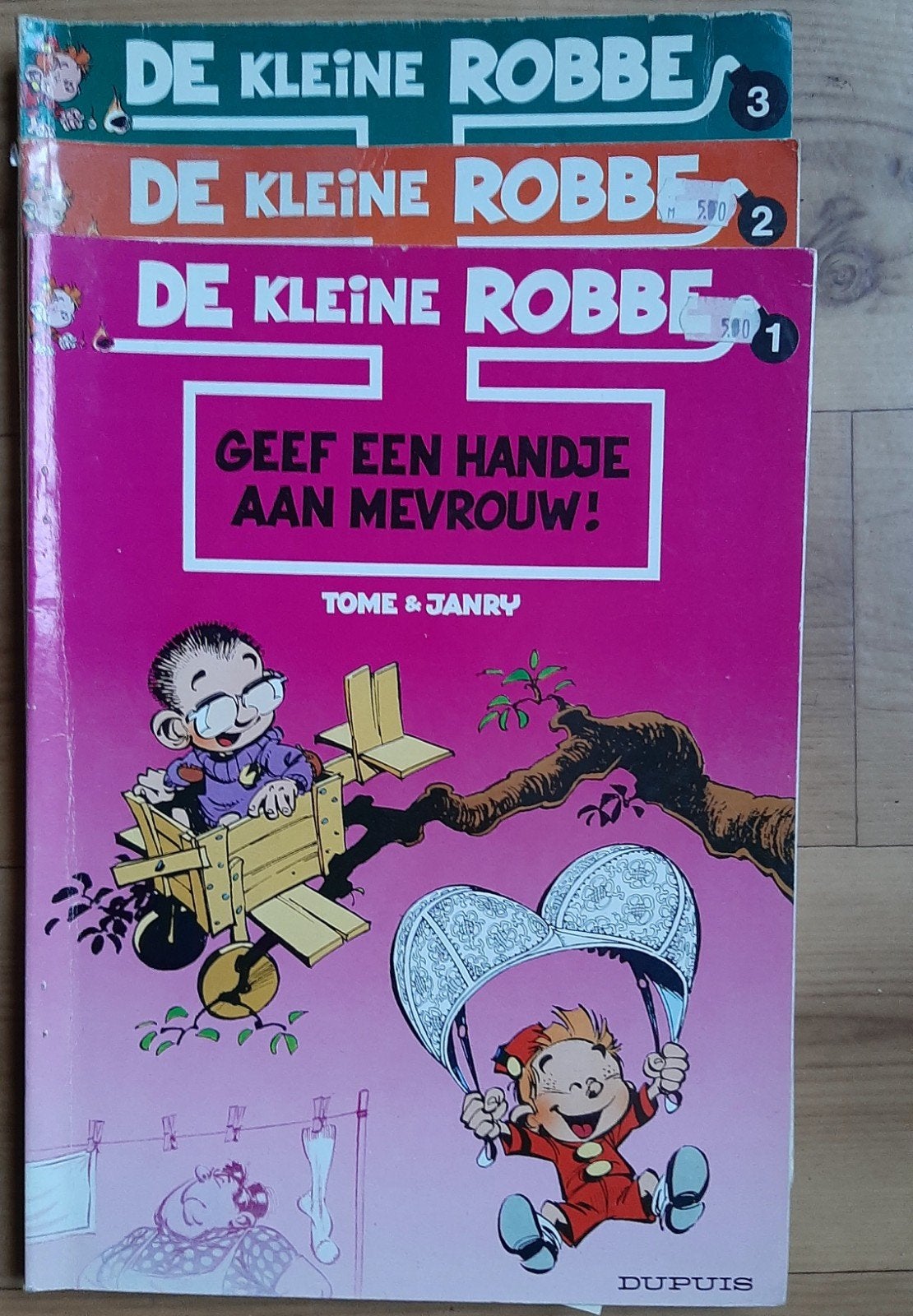 Strips. De kleine Robbe. 3x, Boeken, Gelezen, Europa, Ophalen of Verzenden, Meerdere comics