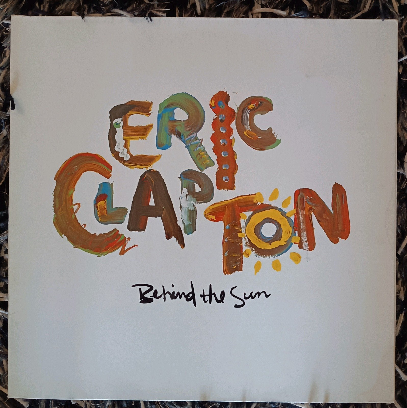 Eric Clapton - Behind the Sun LP (1985), LP, Gebruikt, Ophalen of Verzenden, Beschermende buitenhoes