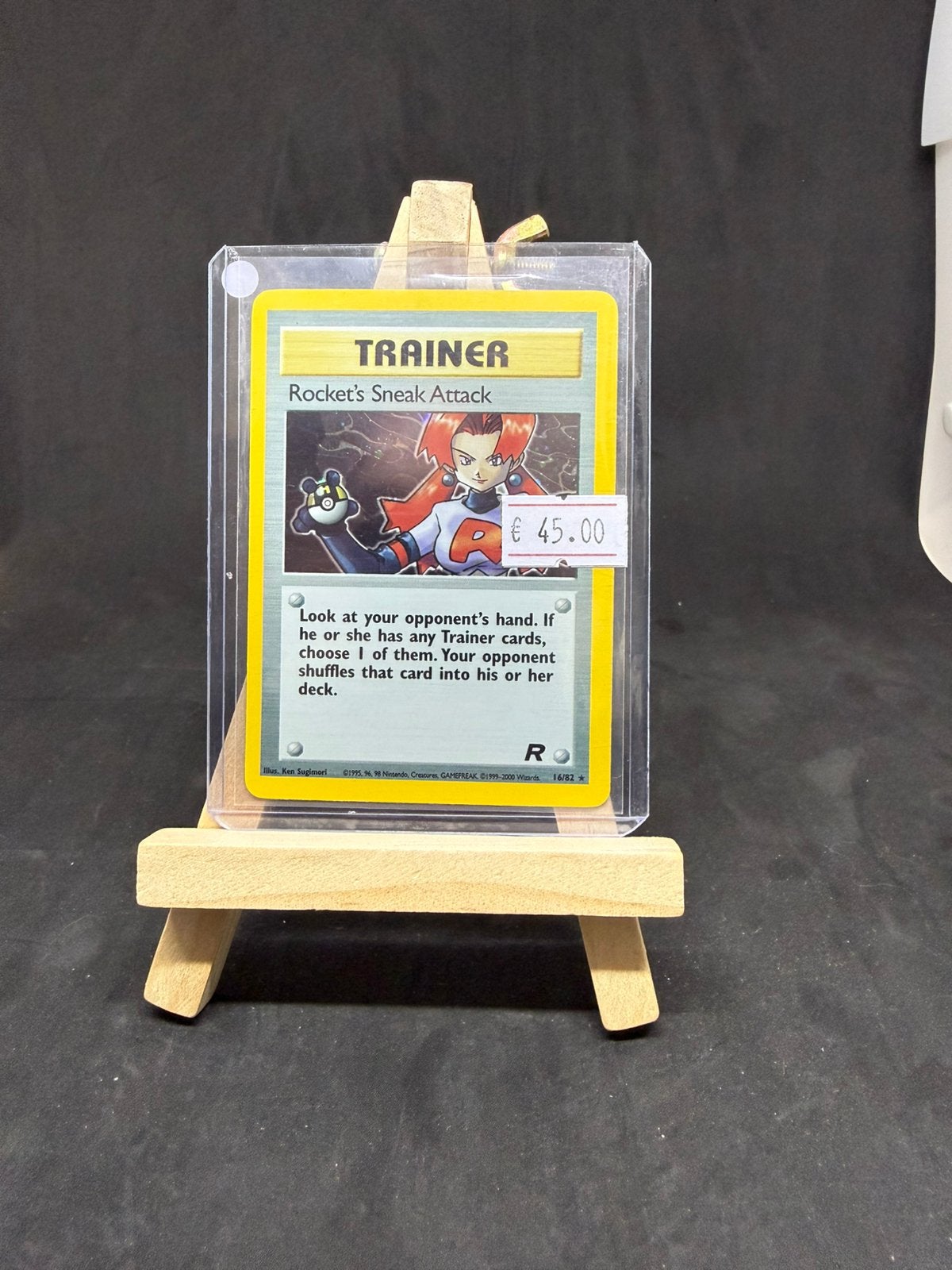 Rocket’s sneak attack 16/82 holo nm/nm-, Ophalen of Verzenden, Zo goed als nieuw