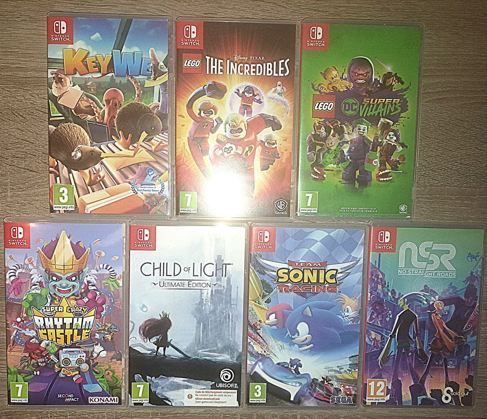 7 nintendo switch games bieden, 1 speler, Ophalen of Verzenden, Zo goed als nieuw, Platform
