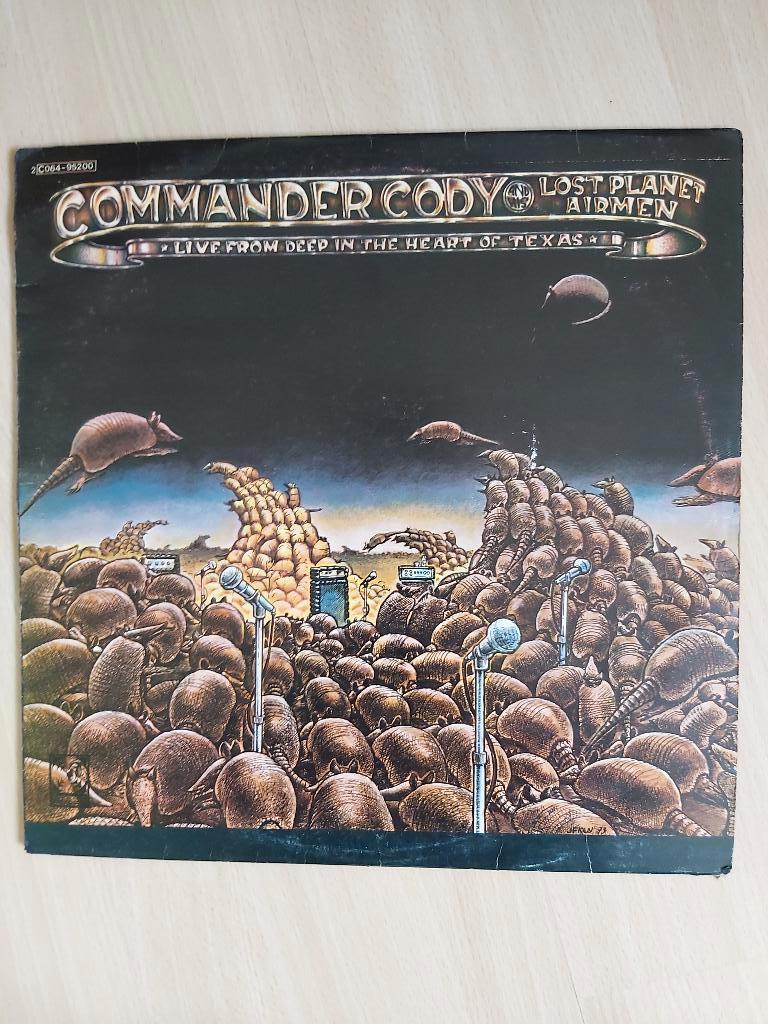 Commander Cody Live from deep in the heart of TX LP, Ophalen of Verzenden, Gebruikt, 12 inch