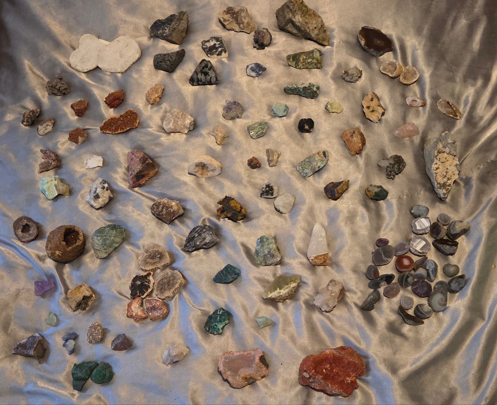partij veel verschillende mineralen!, Verzamelen, Mineralen en Fossielen, Ophalen of Verzenden