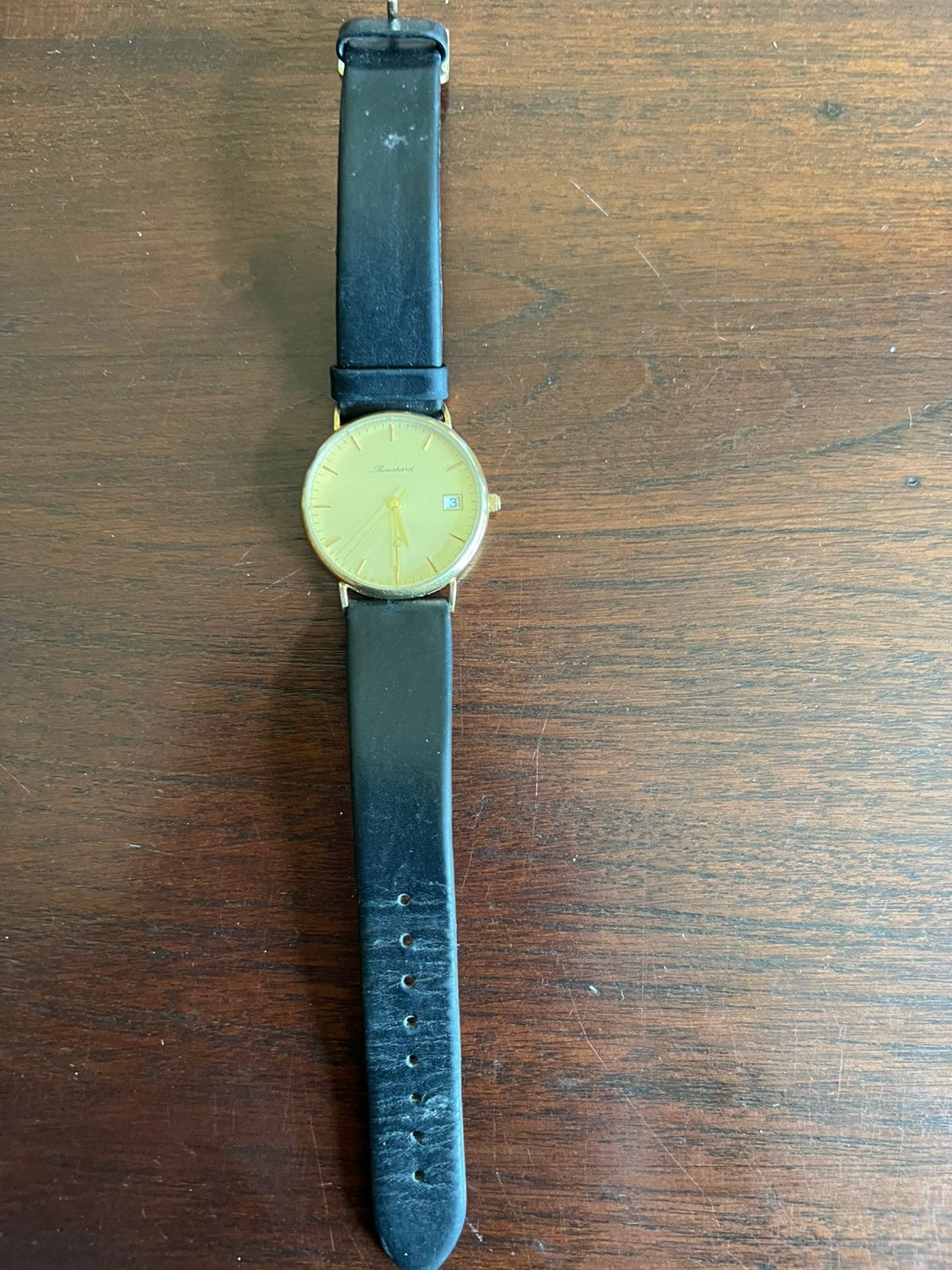 Foto 4 van Goud herenhorloge 3 stuks