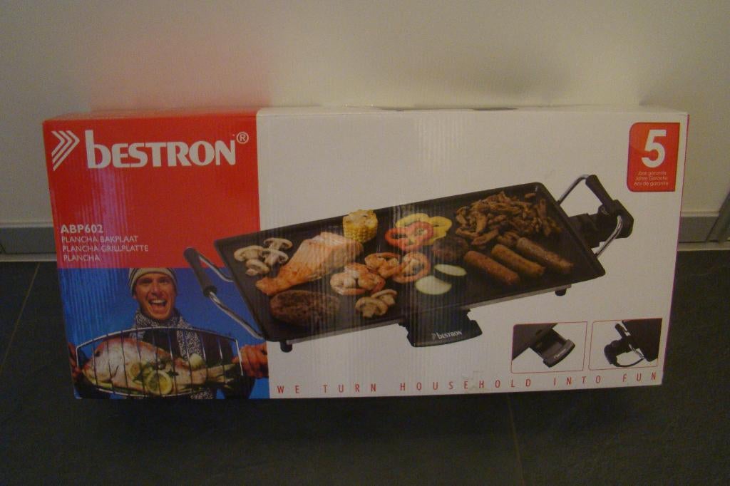 Bestron bakplaat nieuw, Ophalen of Verzenden, Nieuw, Tafelgrill