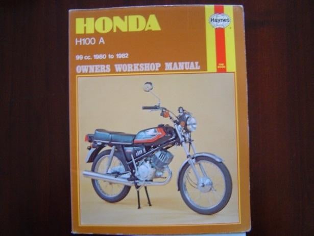 Honda H100 single 1980-1982 werkplaatsboek workshop manual, Ophalen of Verzenden, Honda