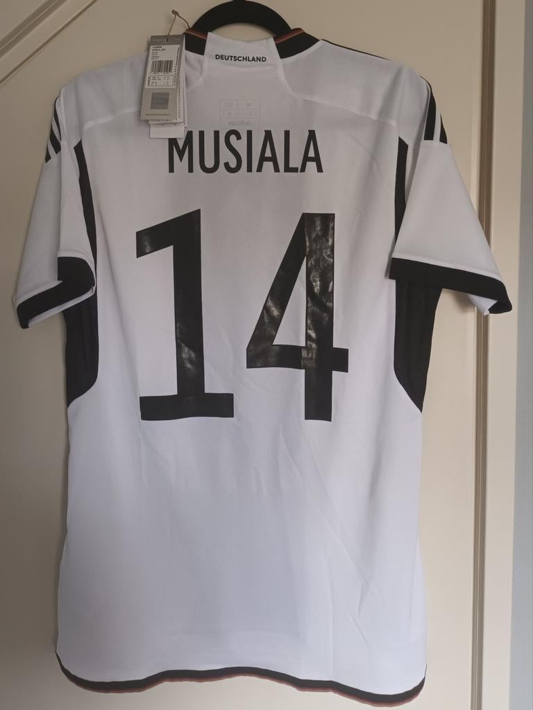 Authentiek Jamal Musiala Duitsland voetbalshirt maat m, Ophalen of Verzenden, Nieuw, Buitenlandse clubs, Shirt