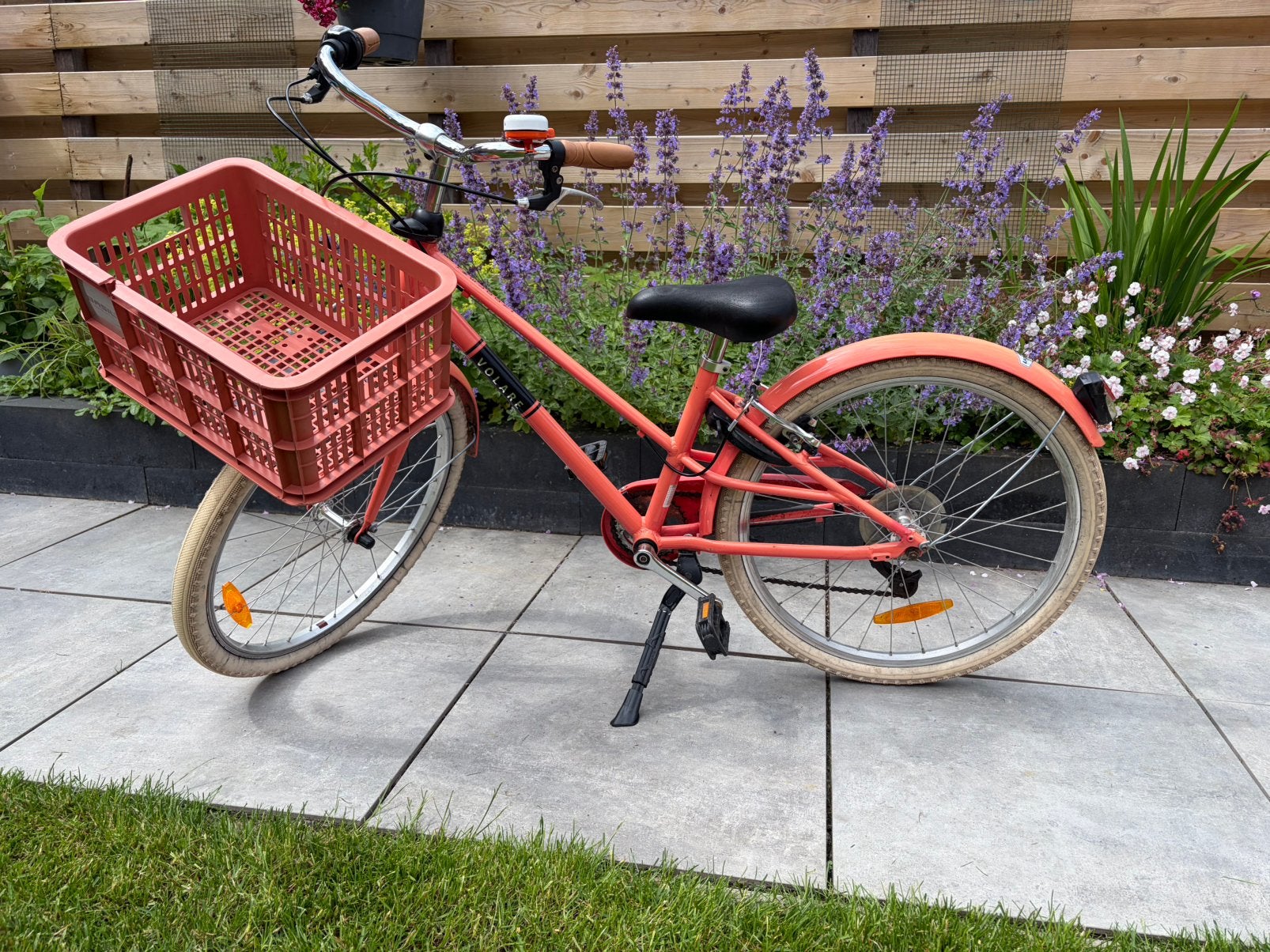 Kinderfiets Volare Melody met kratje 24inch, Ophalen of Verzenden, Gebruikt, Overige typen