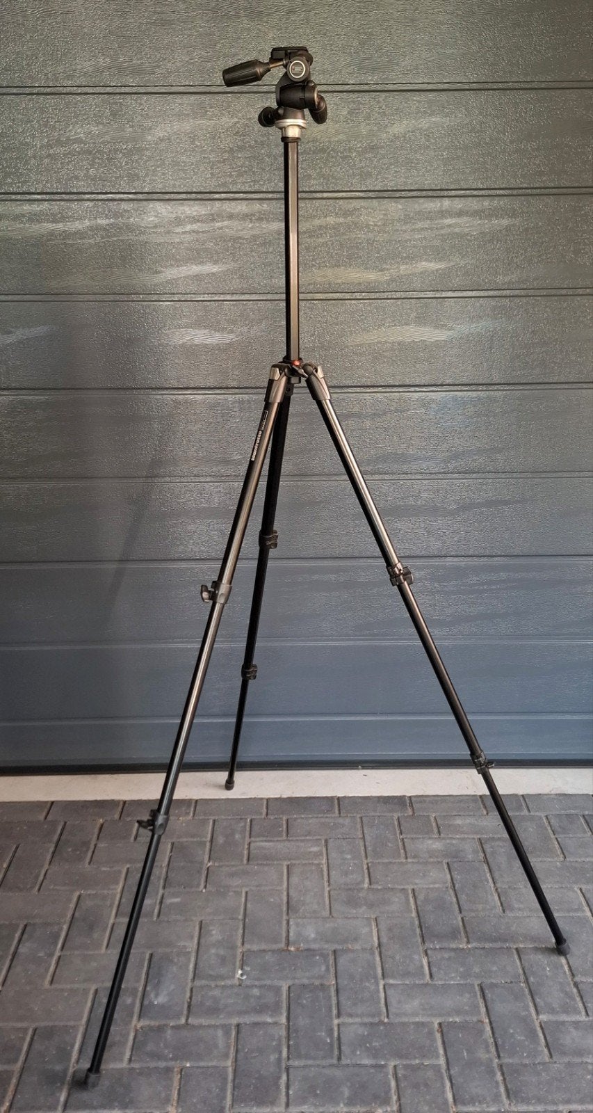 Manfrotto 055XDB driepoot statief met balhoofd, Audio, Tv en Foto, Zo goed als nieuw, Met balhoofd, 175 cm of meer, Manfrotto