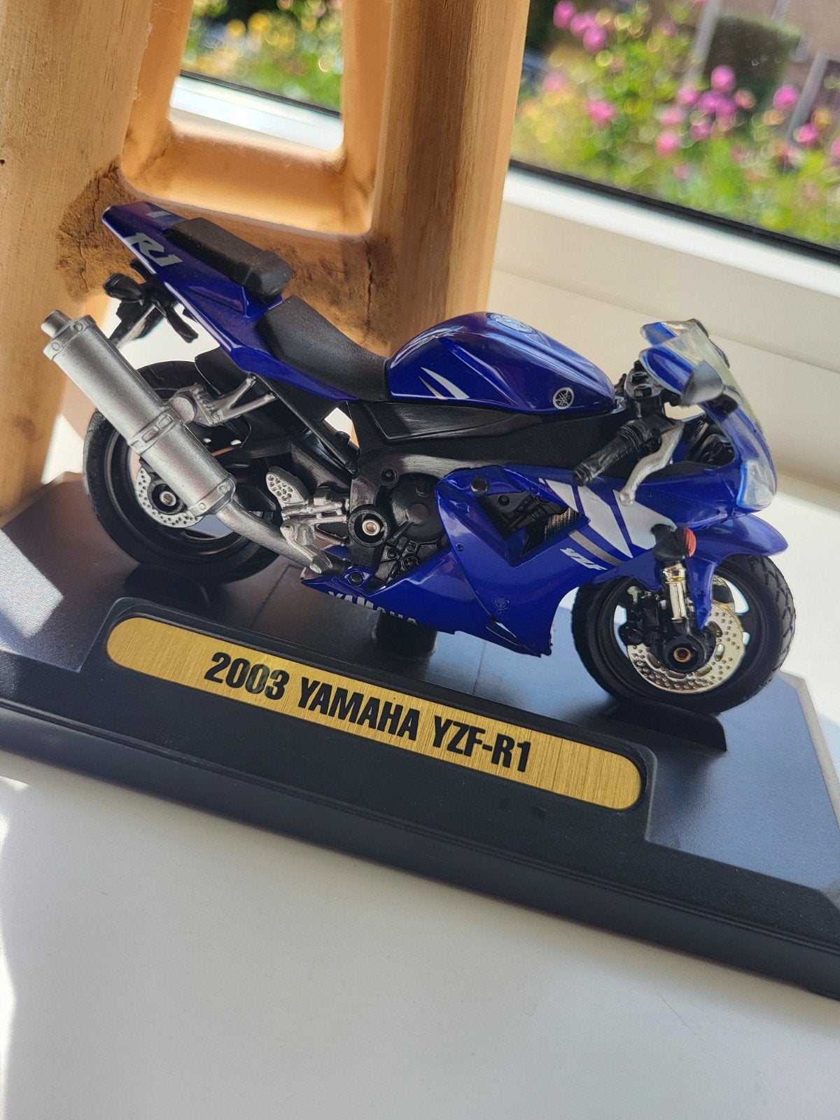 2003 Yamaha YZF-R1 modelmotorfiets, Ophalen of Verzenden, Zo goed als nieuw, Overige typen, Overige merken