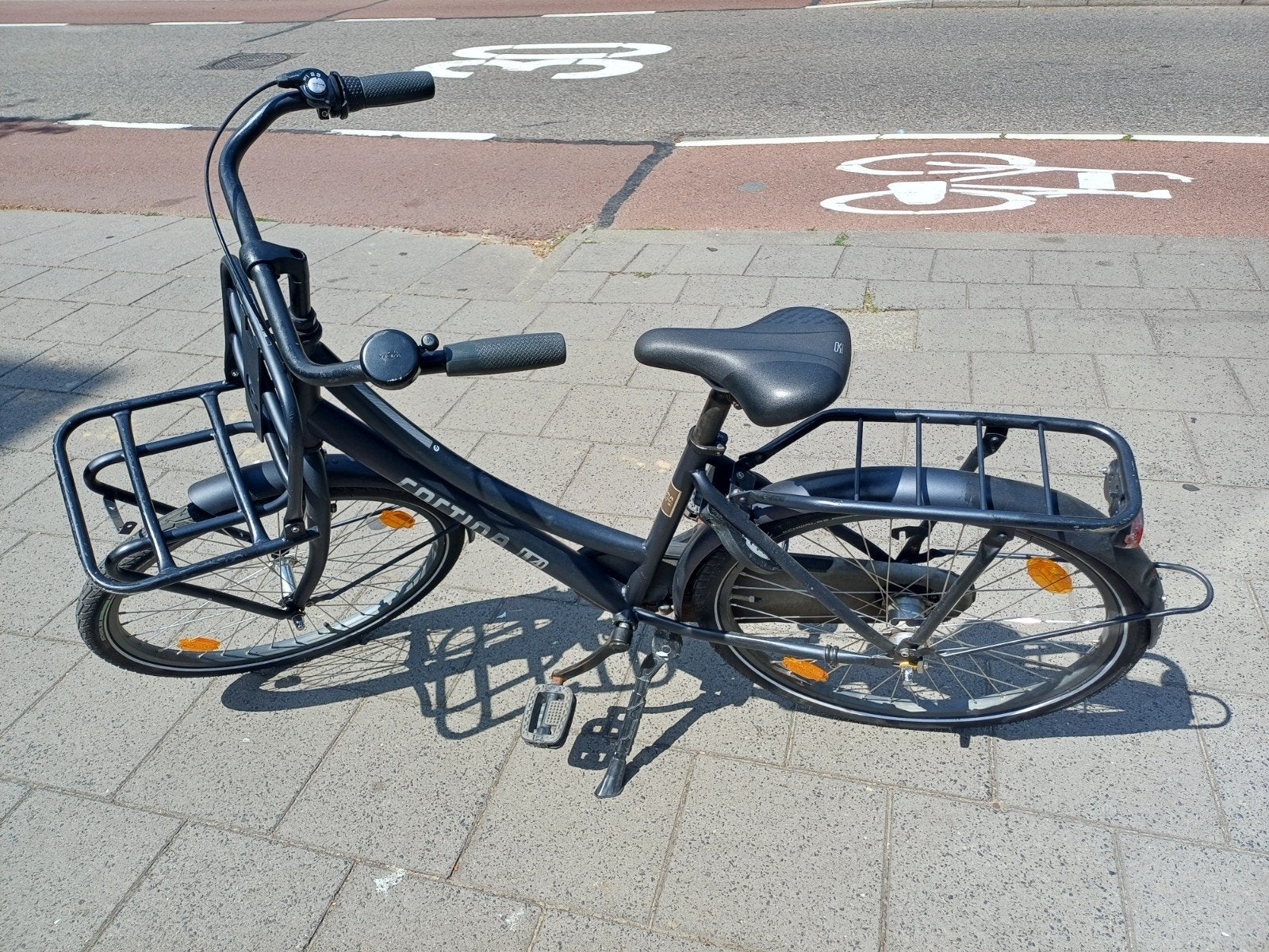 Cortina U4 fiets - Gebruikt, met versnellingen, Fietsen en Brommers, Fietsen | Dames | Damesfietsen, Ophalen, Gebruikt, Terugtraprem