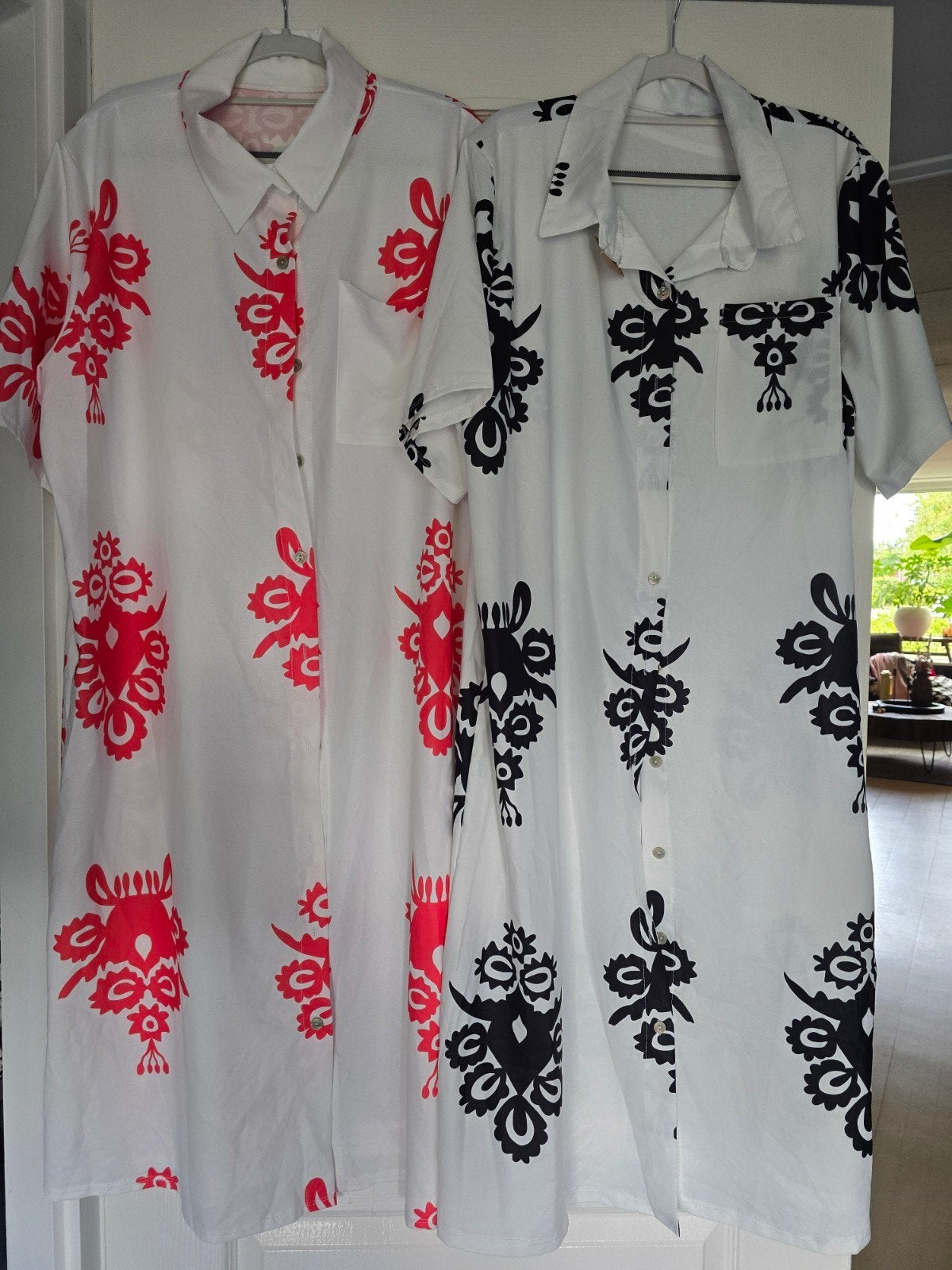Nieuw lange blouse zwart en oranje 42 44 46 SALE, Ophalen of Verzenden, Nieuw, Maat 42/44 (L), Zwart