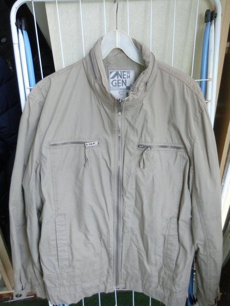 Beige heren zomer jas, Maat 52/54 (L), Beige, Ophalen of Verzenden, NEW GEN