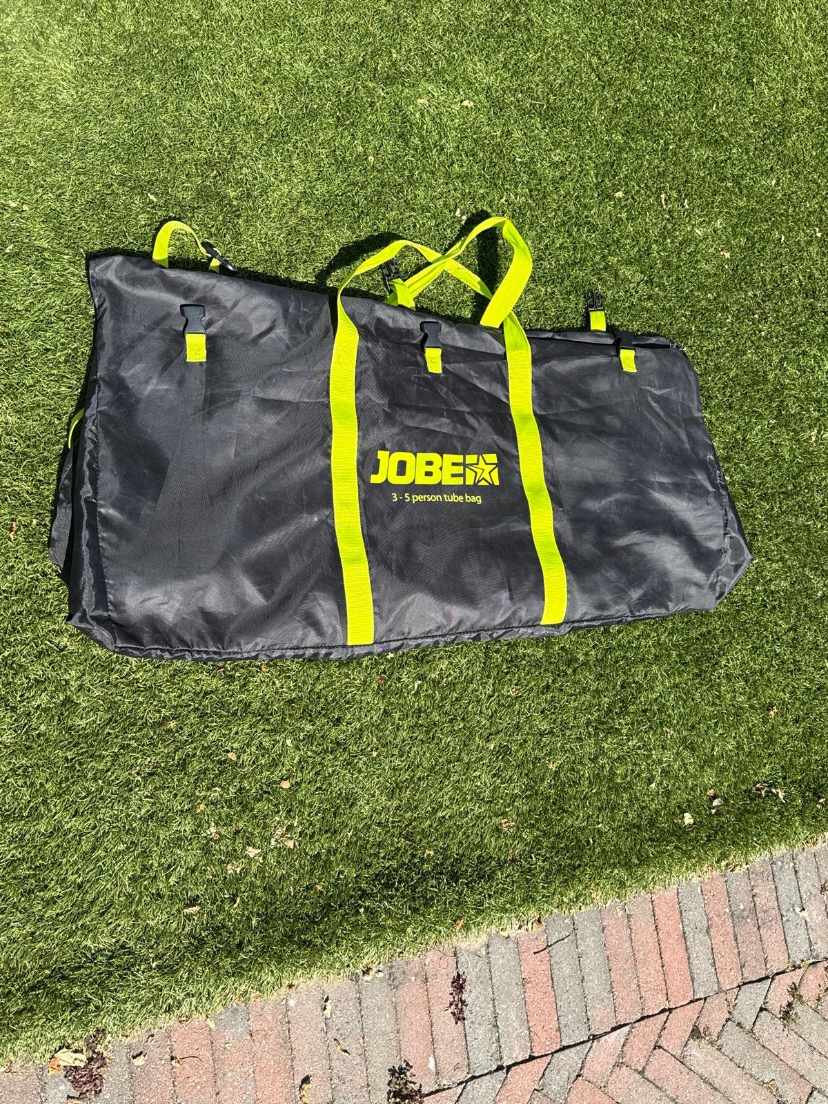 Jobe 3-5 persoons tube tas - Zwart/Neon Geel, Watersport en Boten, Accessoires en Onderhoud, Ophalen, Gebruikt