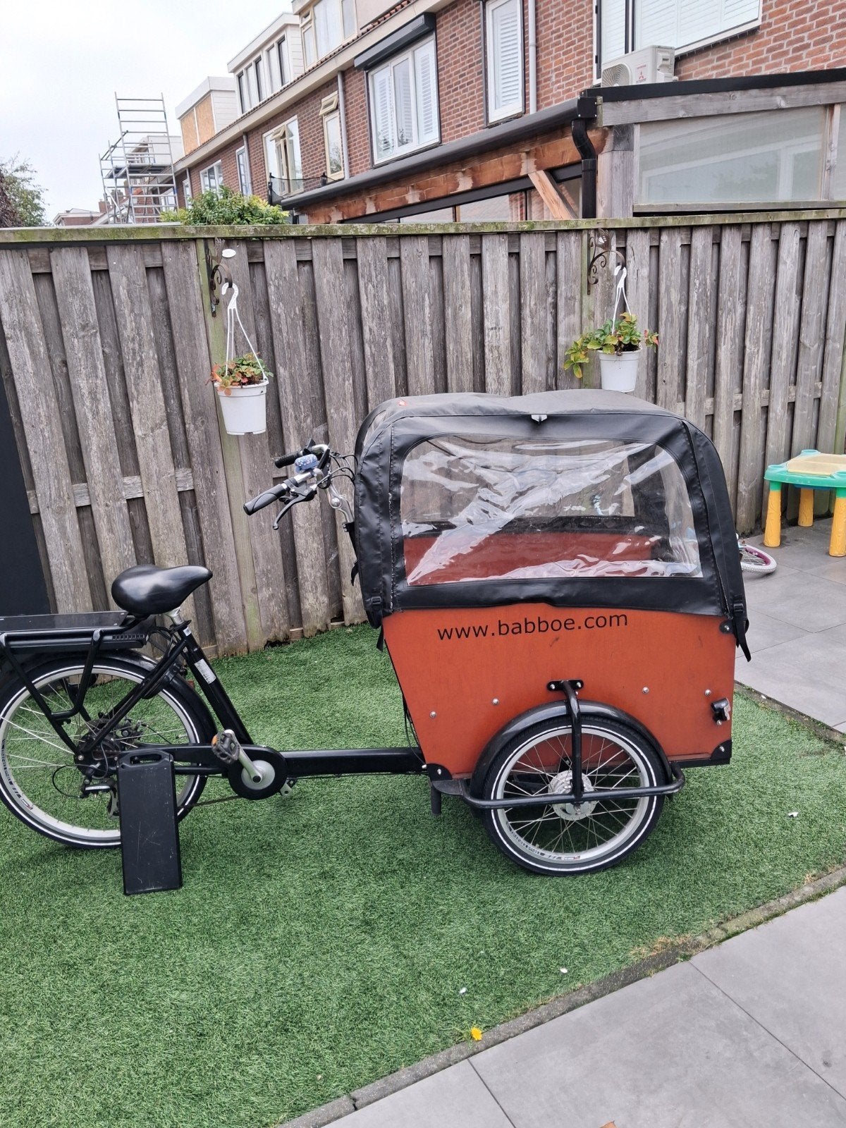 baboe big E electrice bakfiets, Fietsen en Brommers, 4 kinderen of meer, Elektrisch, Zo goed als nieuw, Ophalen
