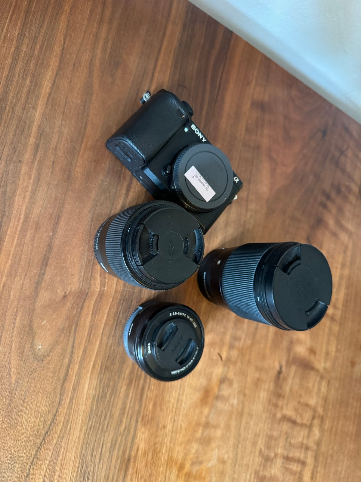 Sony a6300 met 3 lenzen, Sony E-mount, Gebruikt, Sony, Autofocus